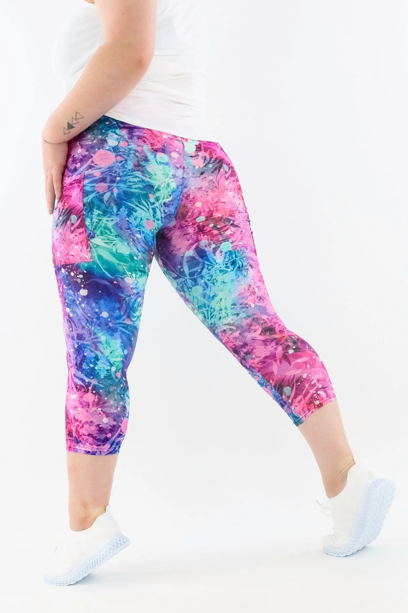 Acacia - Casual - Capri Leggings - Pockets