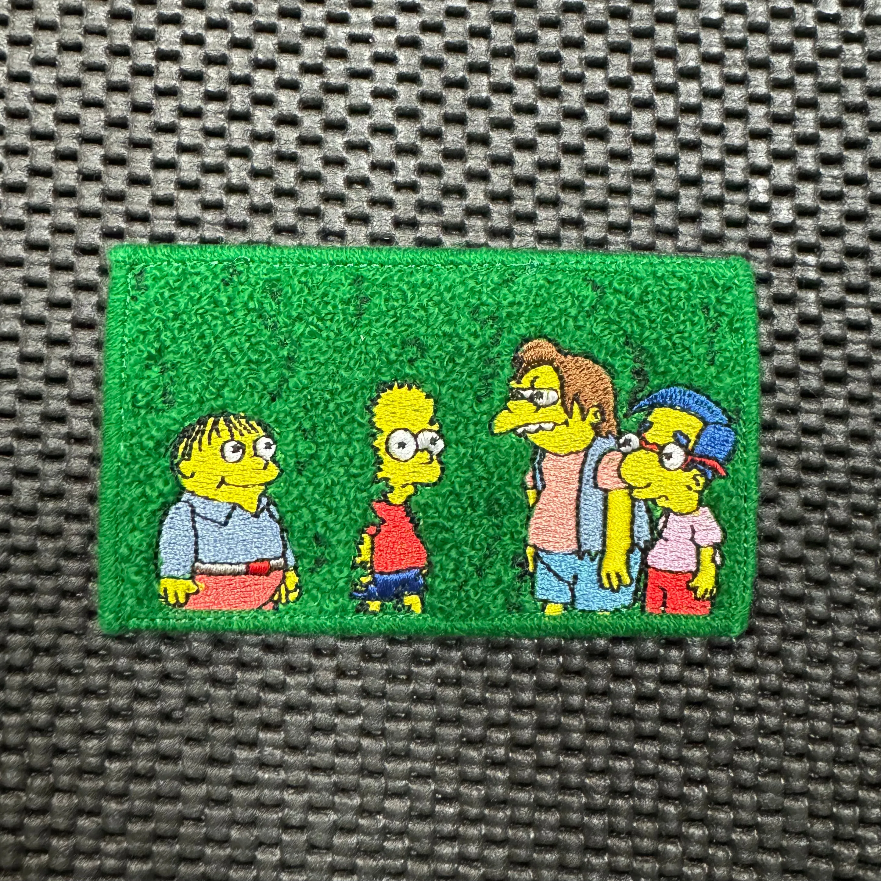 Bart In The Bushes Morale Patch