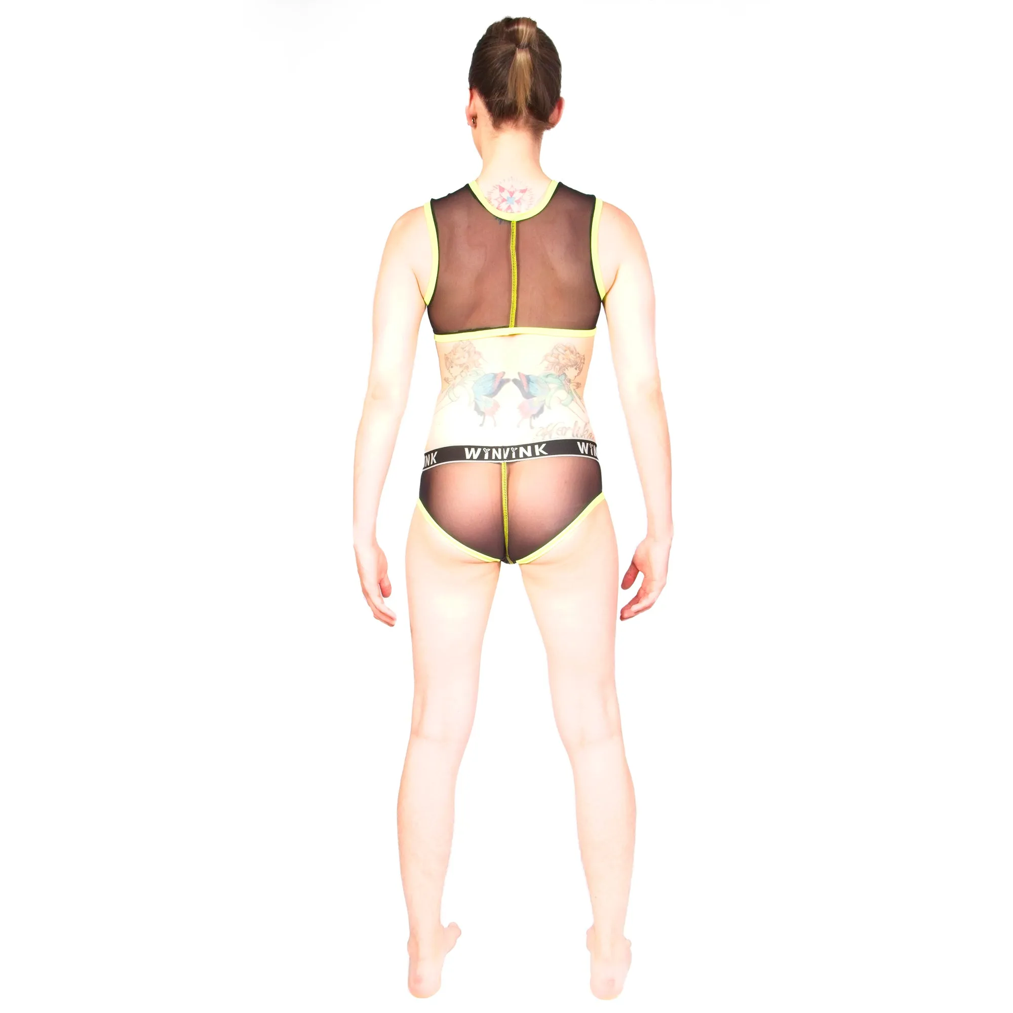 Damian Shorts With Mesh - Black / Green