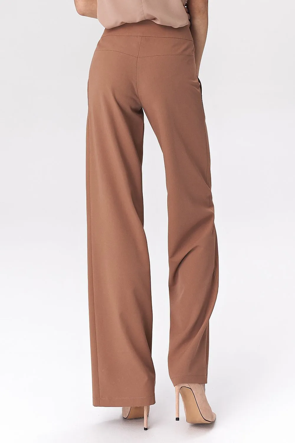 Decorative Press-Stud Palazzo Trousers