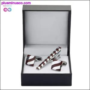 High Quality Luxury Tie Clip Round Cufflinks Gift Set