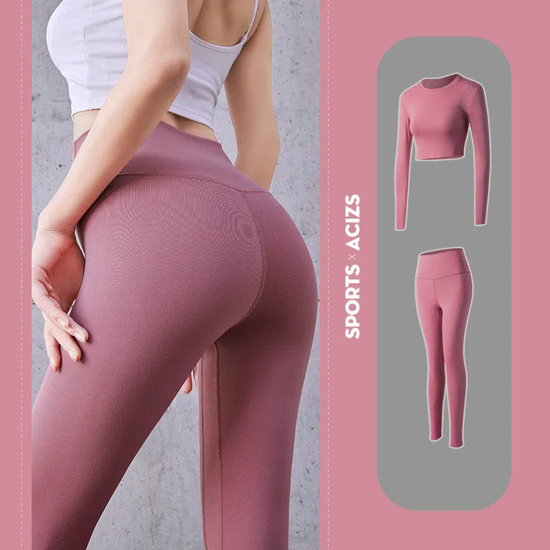 High Waist Bottoming Fitness Sports Womens Tights
