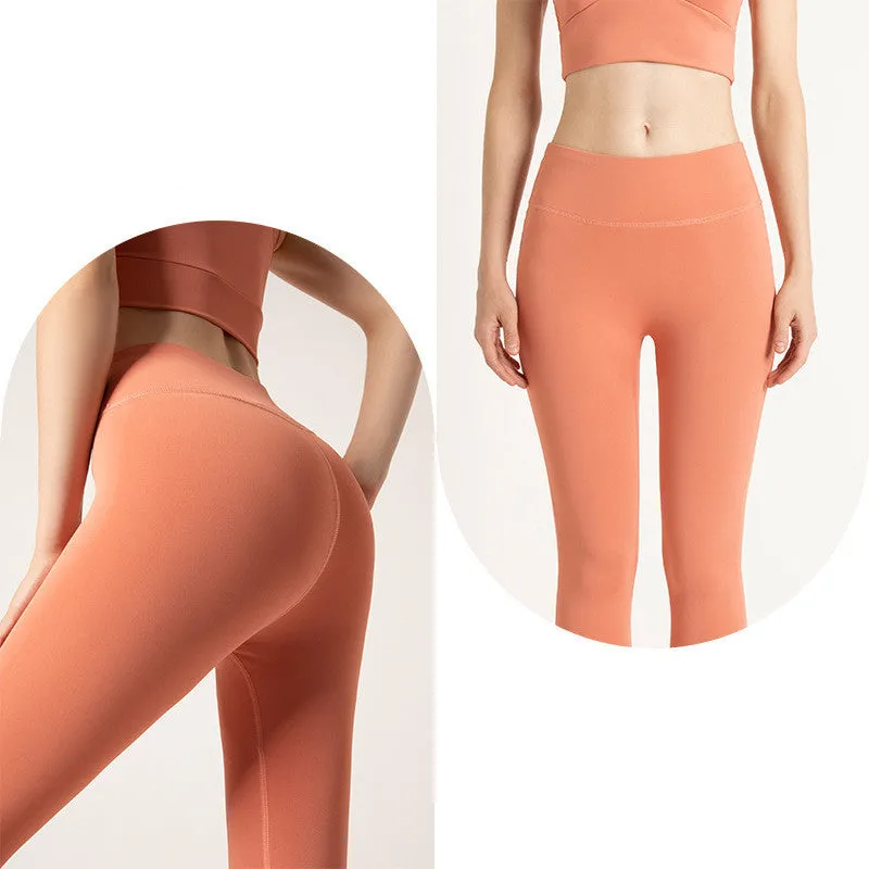 High Waist Bottoming Fitness Sports Womens Tights