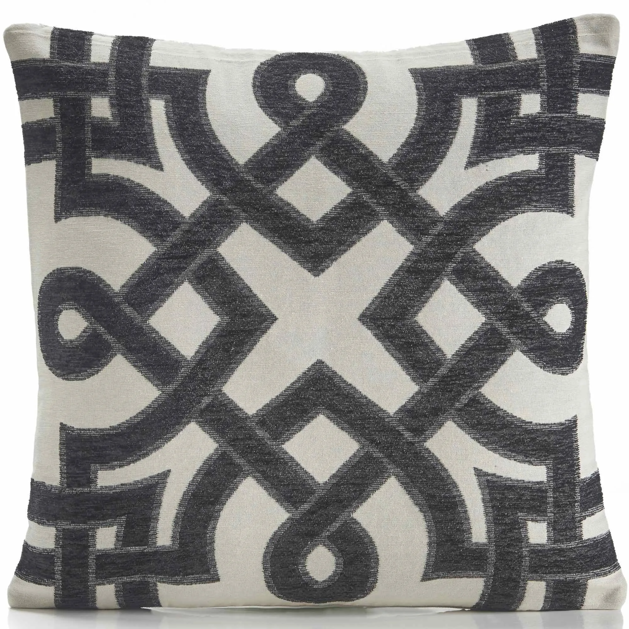 Imperial Chenille Cushion Cover - Black