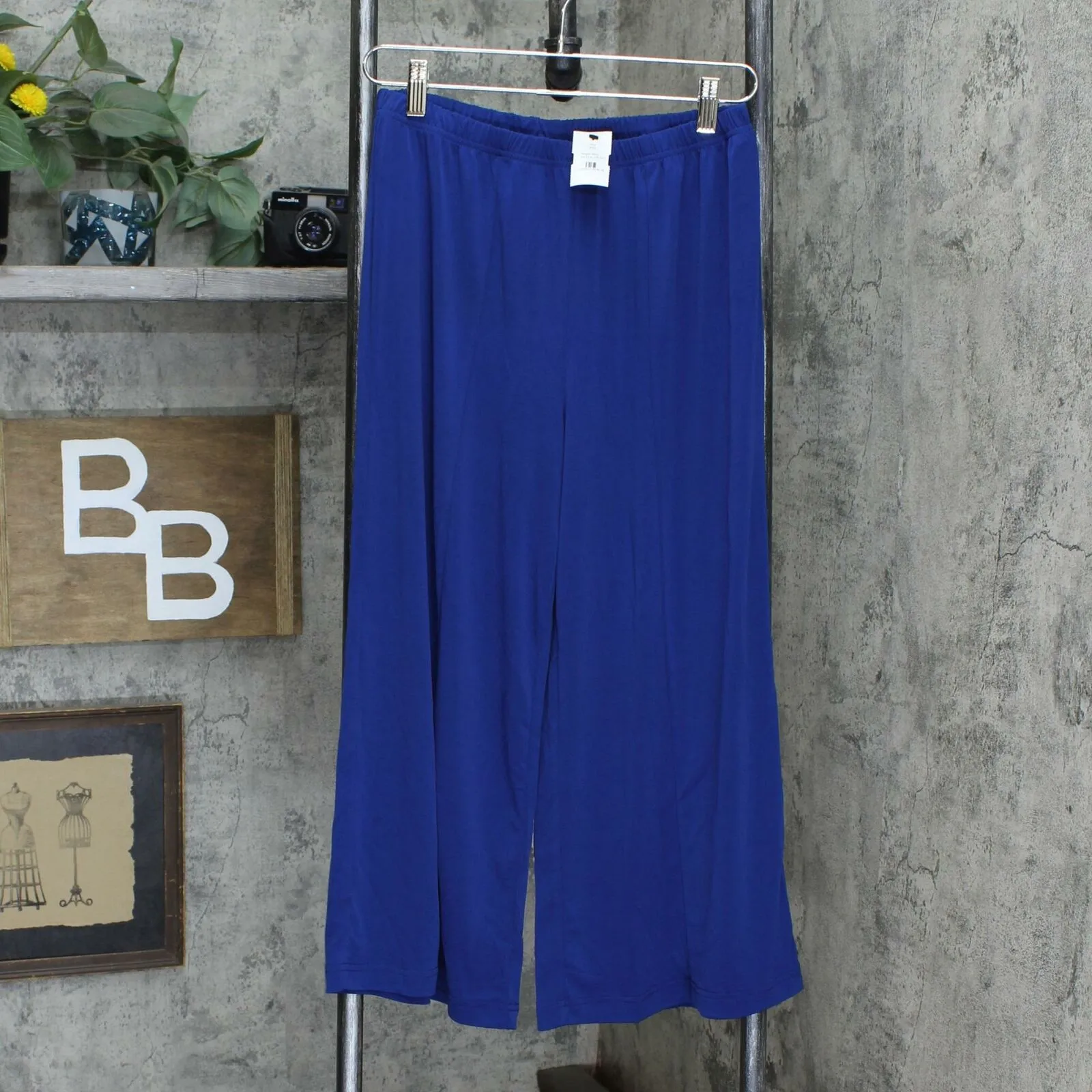 Joan Rivers Petite Pull-On Jersey Knit Palazzo Pants