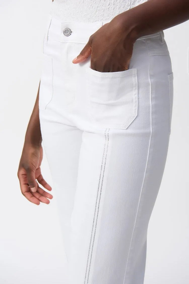 Joseph Ribkoff Culotte Jeans With Embellished Front Seam
251901