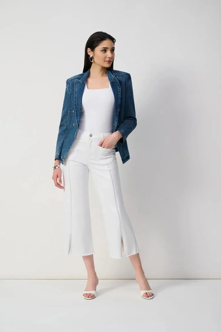 Joseph Ribkoff Culotte Jeans With Embellished Front Seam
251901