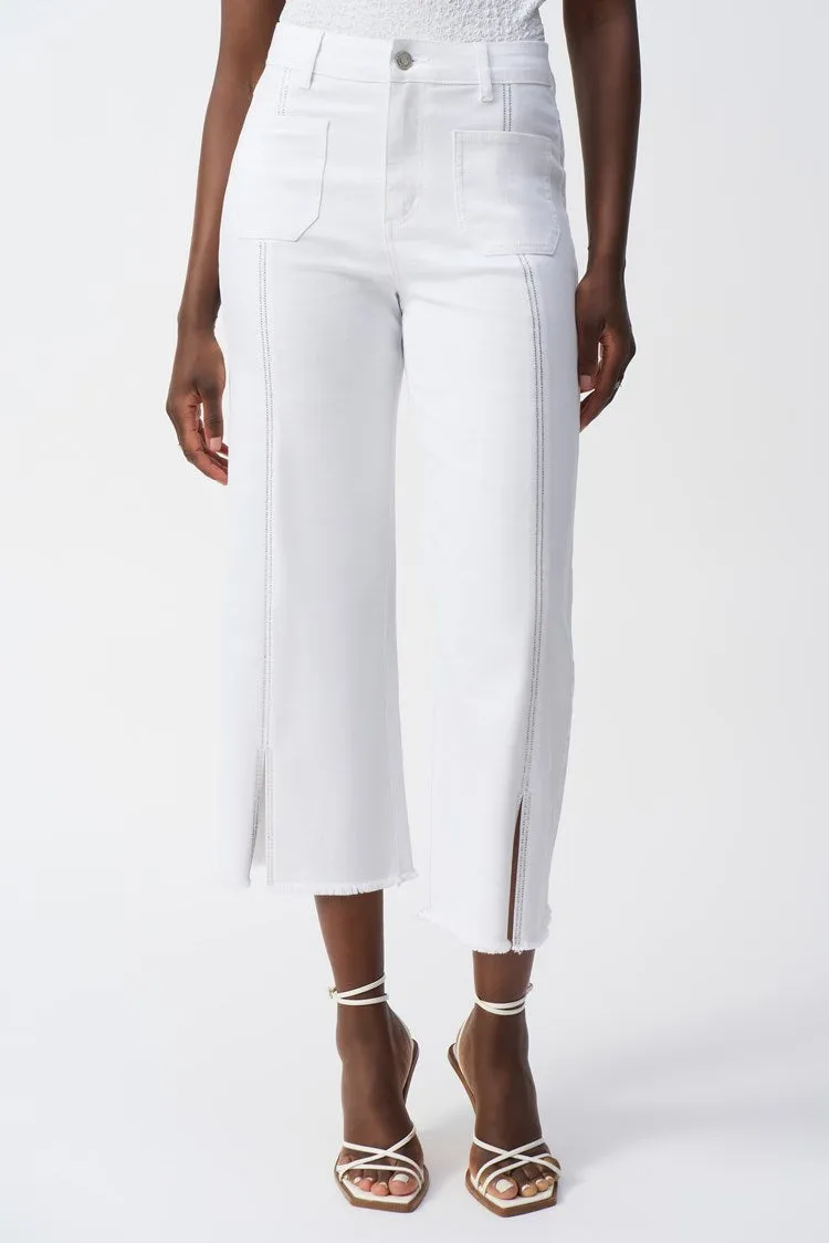 Joseph Ribkoff Culotte Jeans With Embellished Front Seam
251901
