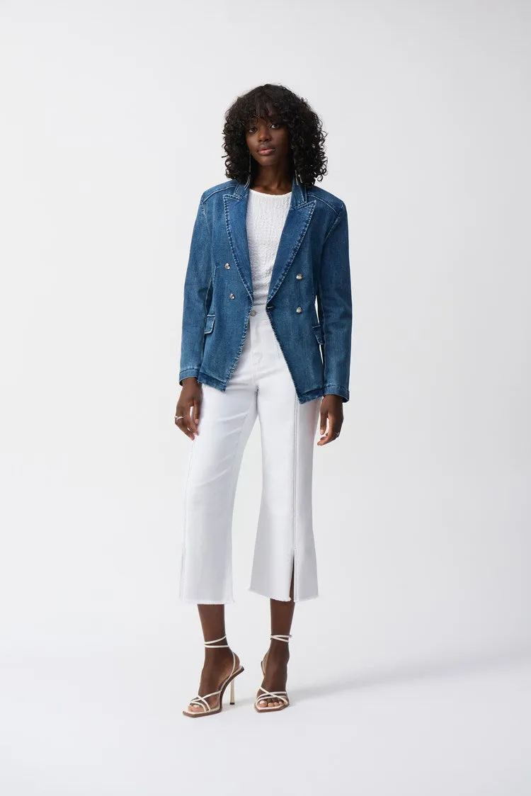 Joseph Ribkoff Culotte Jeans With Embellished Front Seam
251901