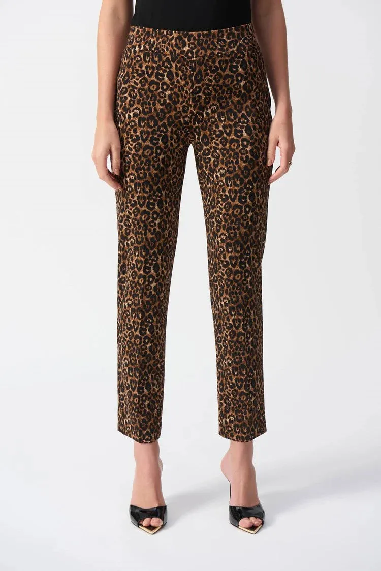Joseph Ribkoff Silky Knit Animal Print Pull-On Pants