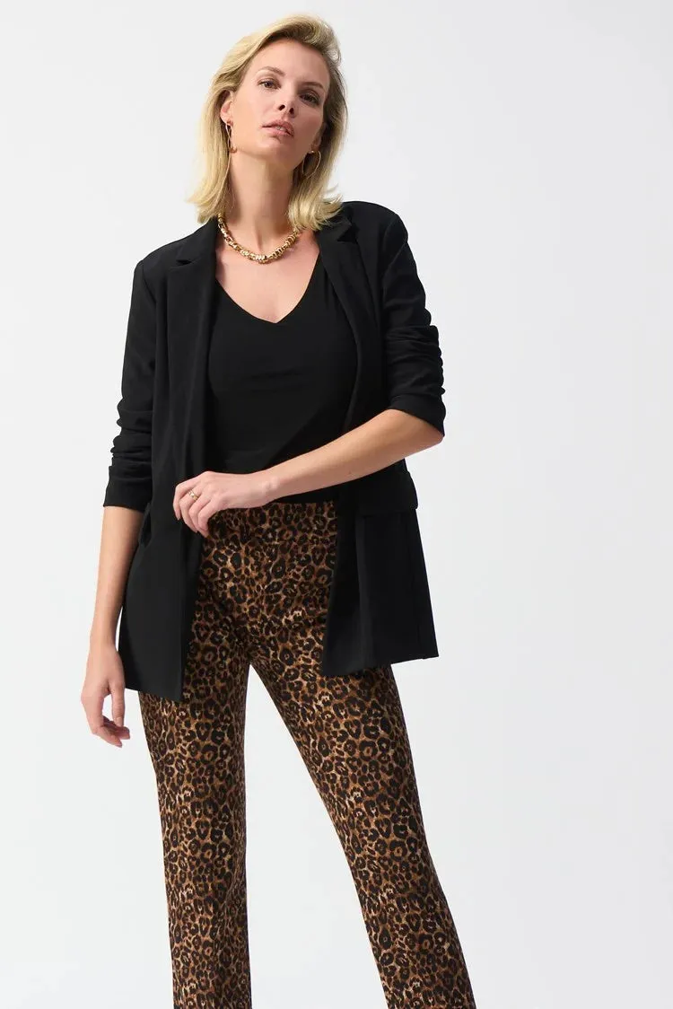 Joseph Ribkoff Silky Knit Animal Print Pull-On Pants