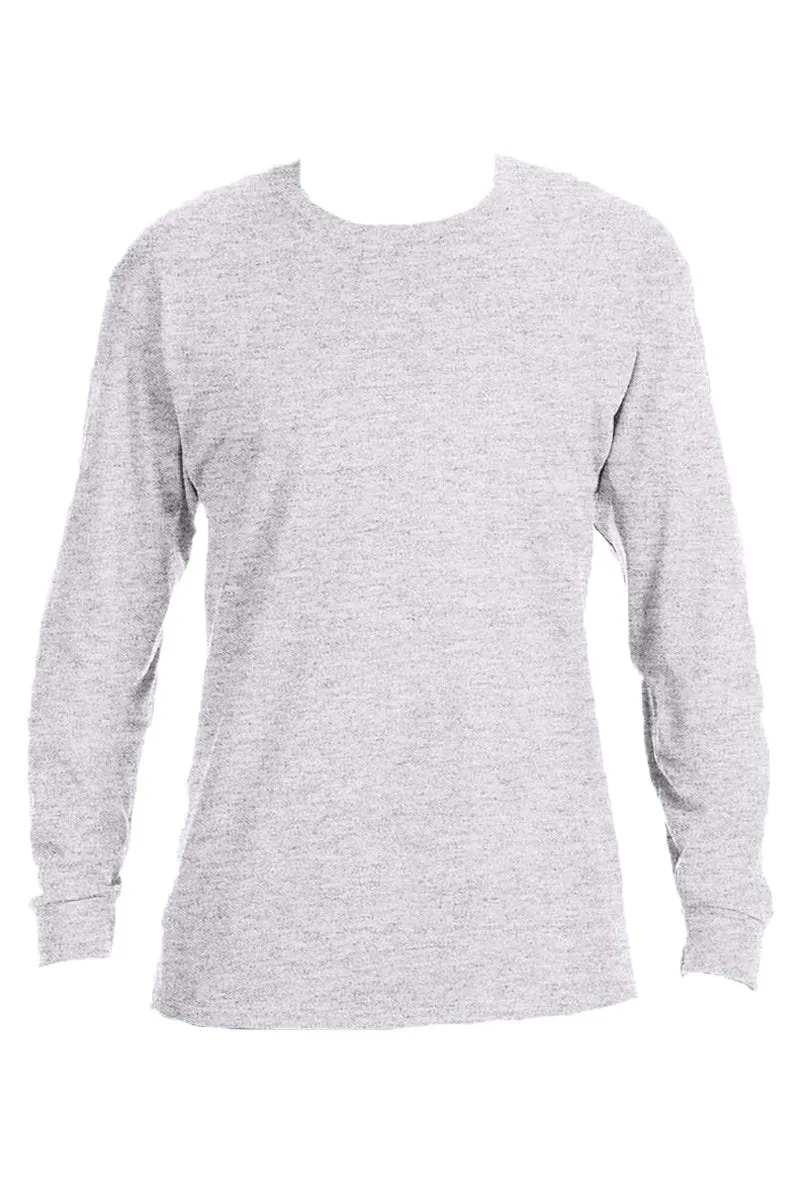 Leopard Softball Mom Unisex Dri-Power Long-Sleeve 50/50 Tee