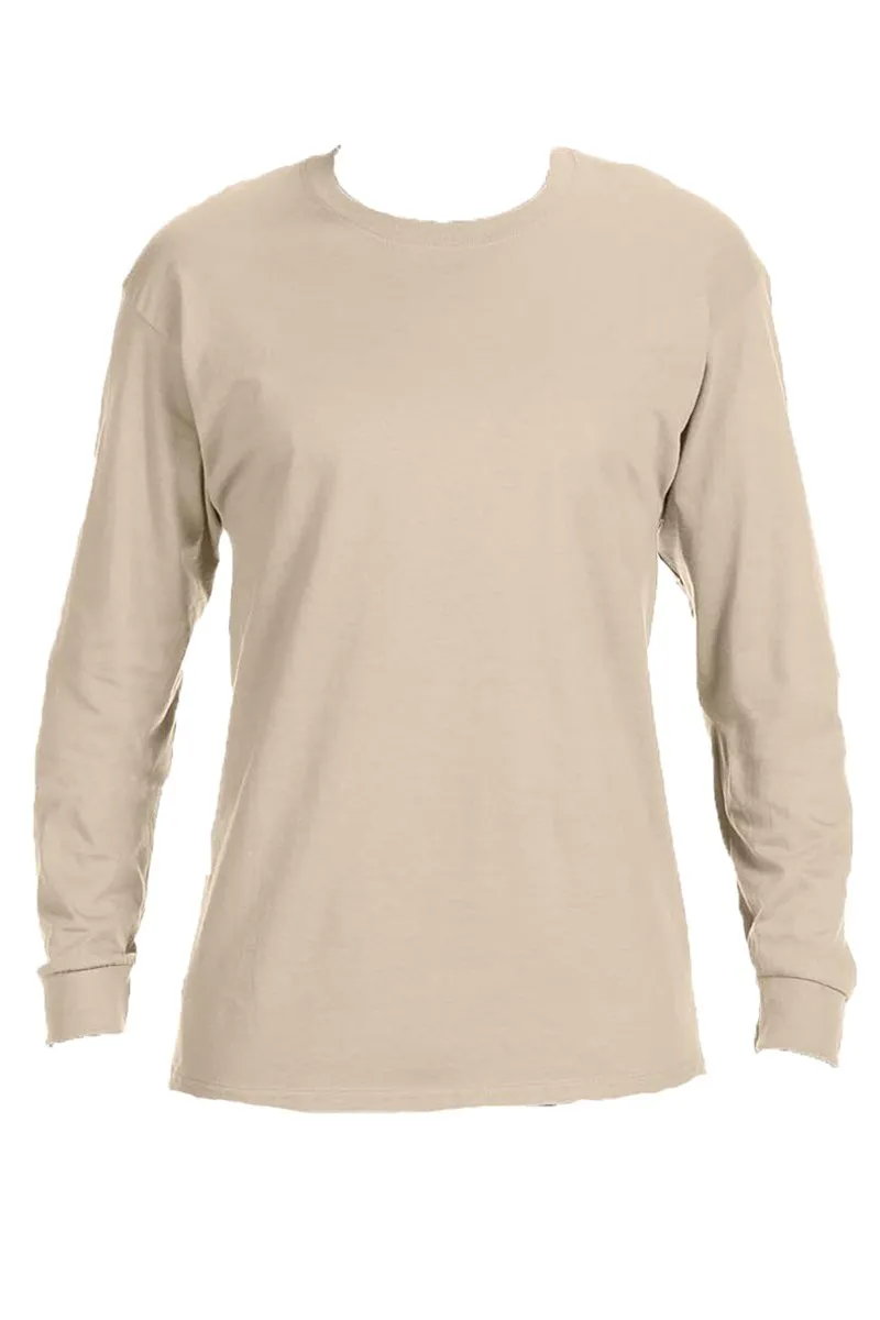Leopard Softball Mom Unisex Dri-Power Long-Sleeve 50/50 Tee