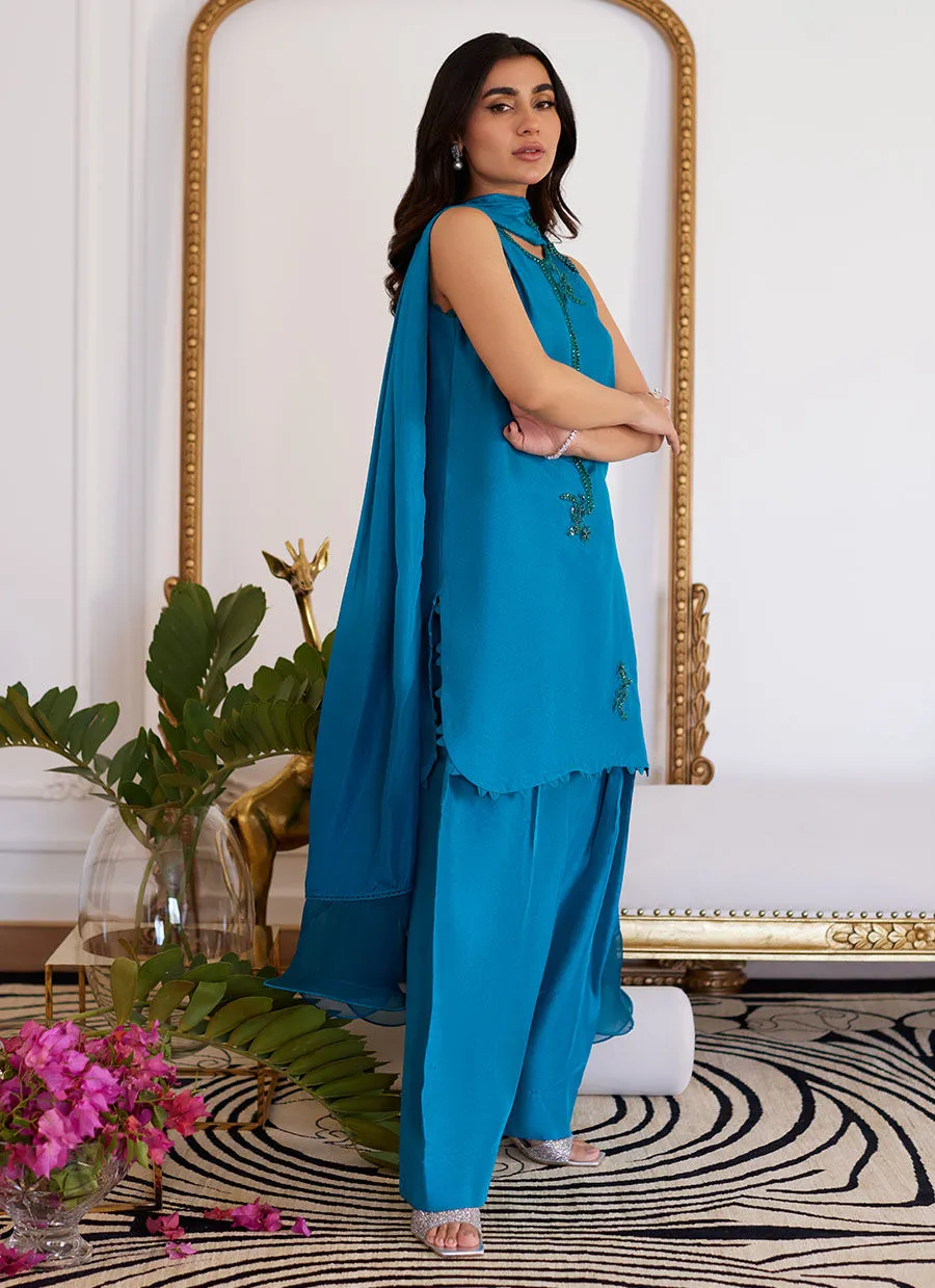 LILOU RAW SILK PANTS | Luna Eid'24 by Farah Talib Aziz