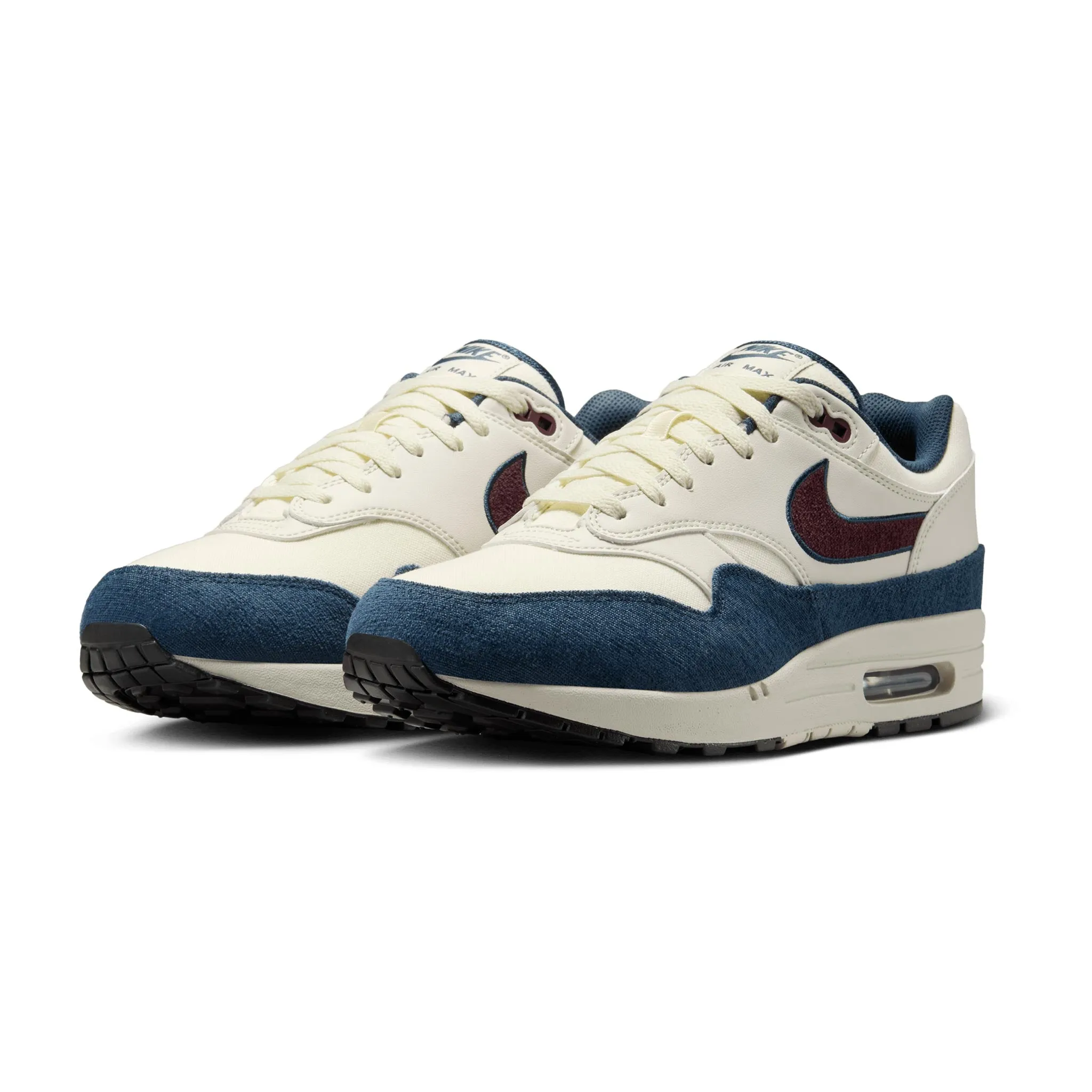 Nike Air Max 1 Coconut Milk/Burgundy Crush-Armory Navy FN6952-103