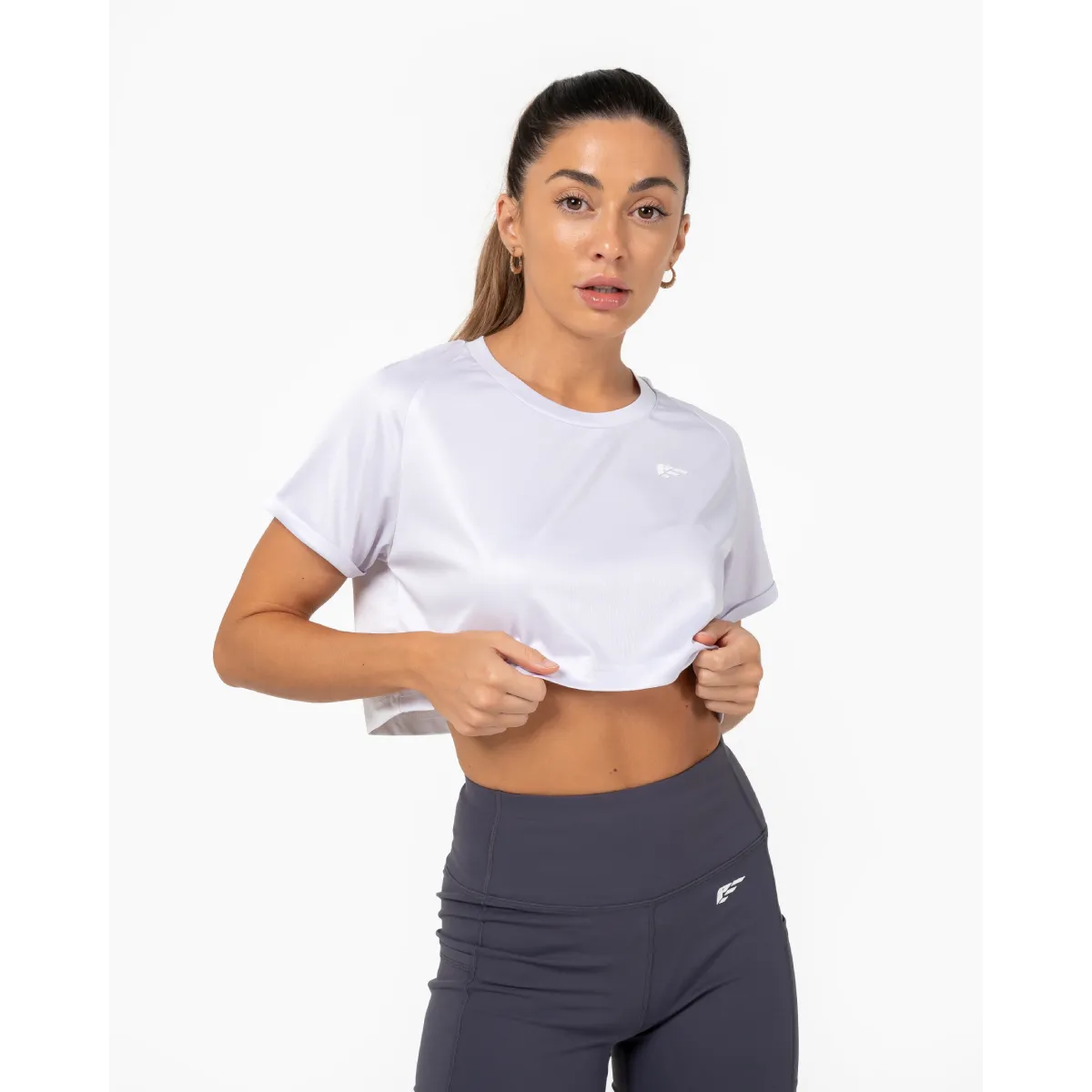 Palmfit Evolve 2.0 Crop Top, WHITE