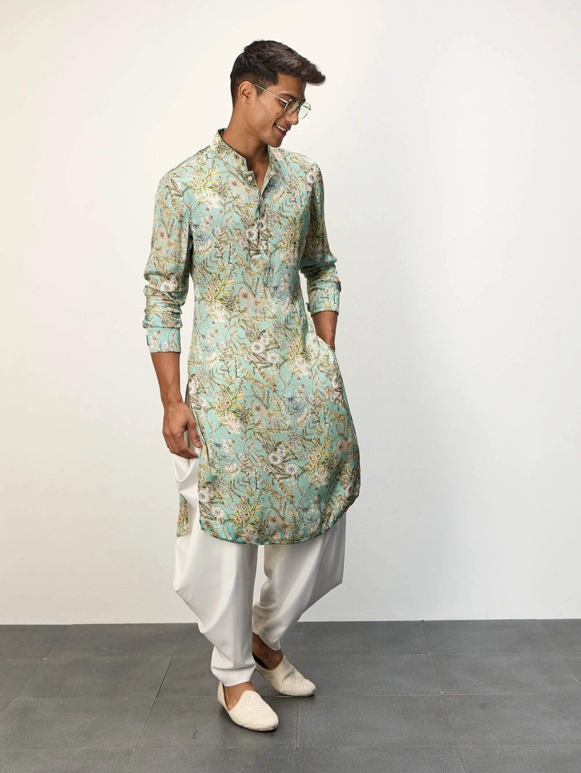 Patel blue kurta and pants