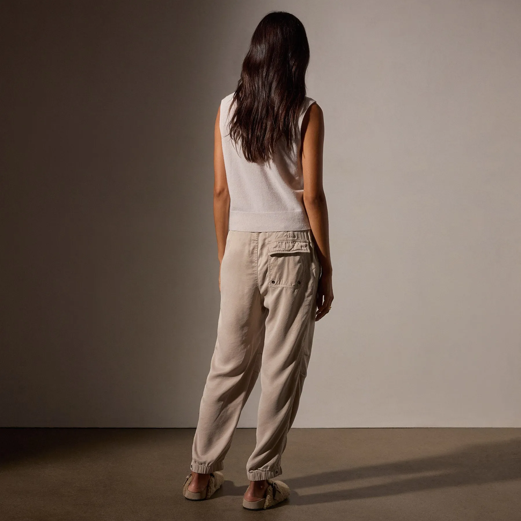 Sateen Flight Pant - Faint