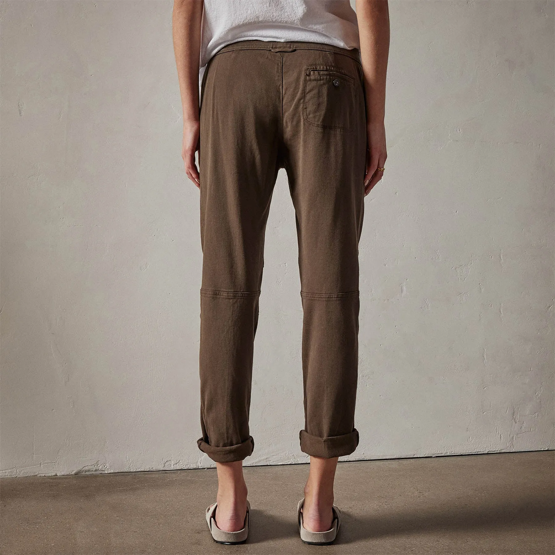 Soft Drape Pant - Smoky Green Pigment