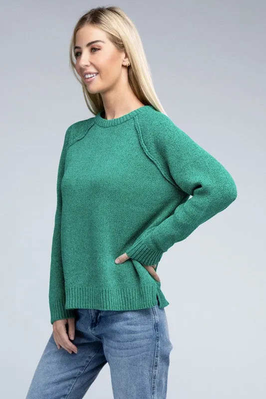 Staying Warm Chenille Sweater