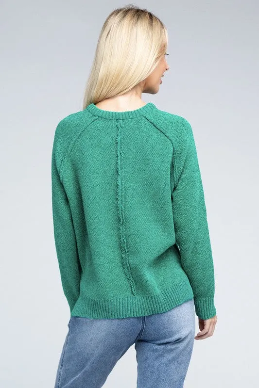 Staying Warm Chenille Sweater