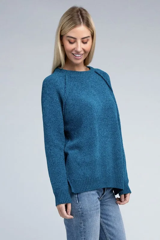 Staying Warm Chenille Sweater
