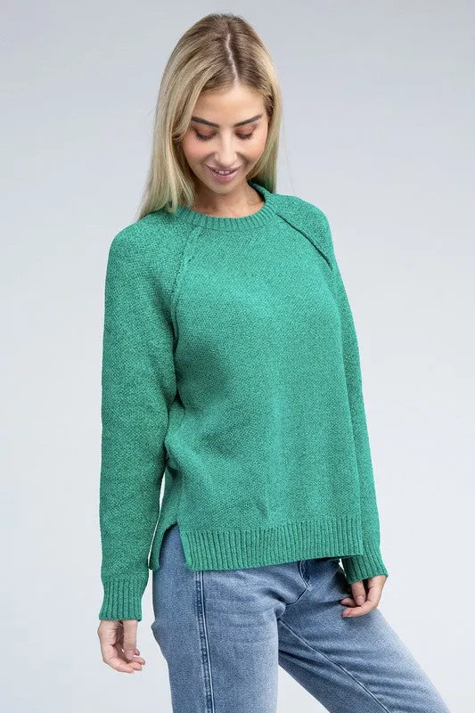 Staying Warm Chenille Sweater