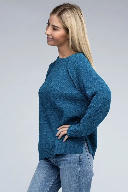 Staying Warm Chenille Sweater