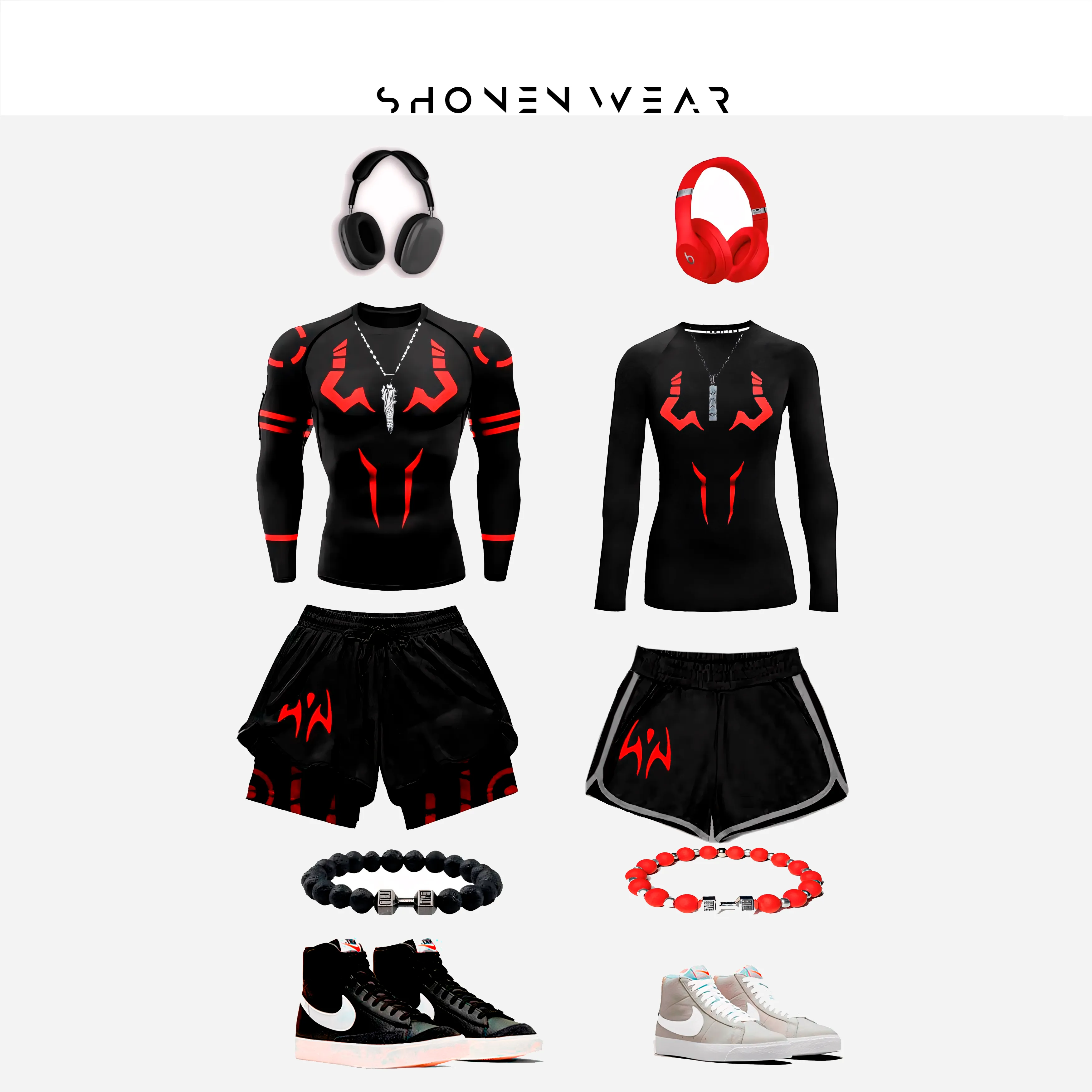 Sukuna Couple Gym Set