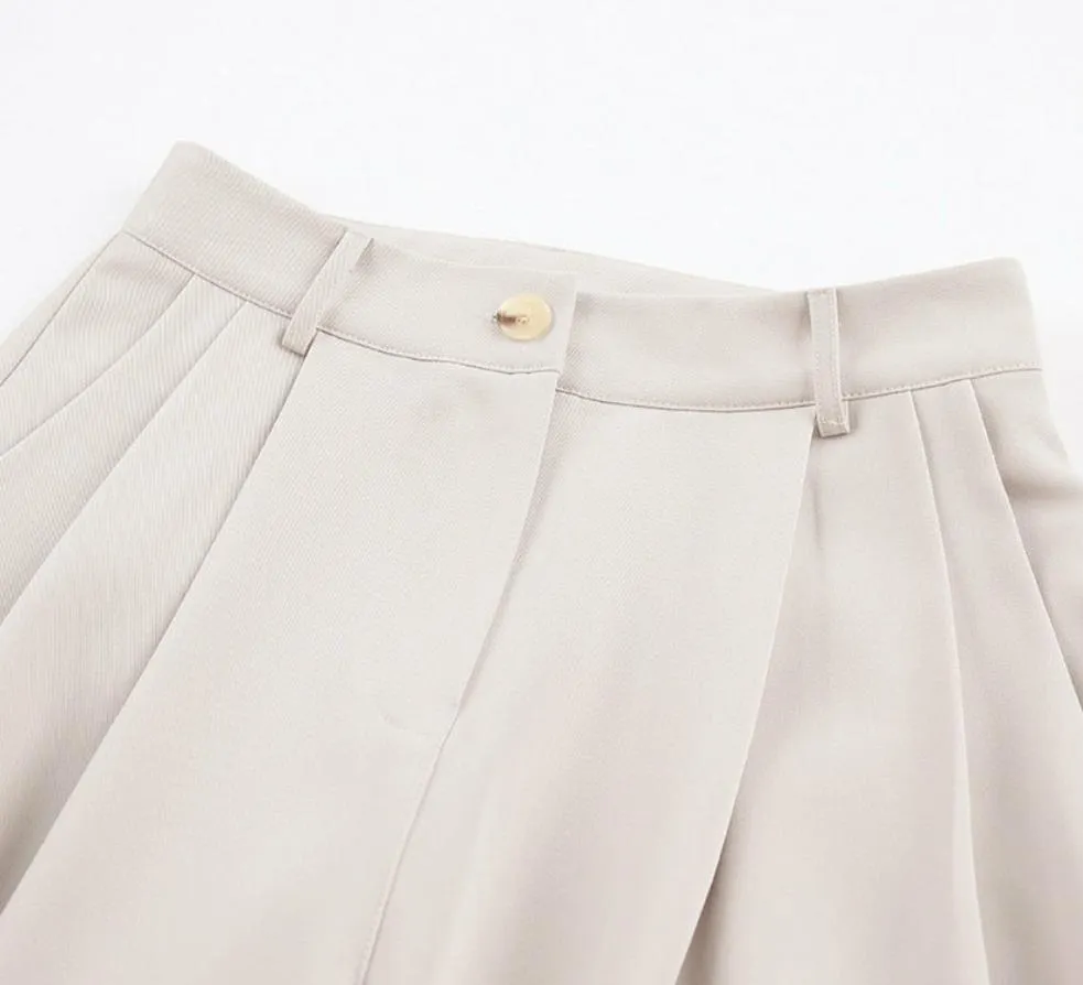 Wide Leg Pants Vintage Female Palazzo Pant , Tops and Sets