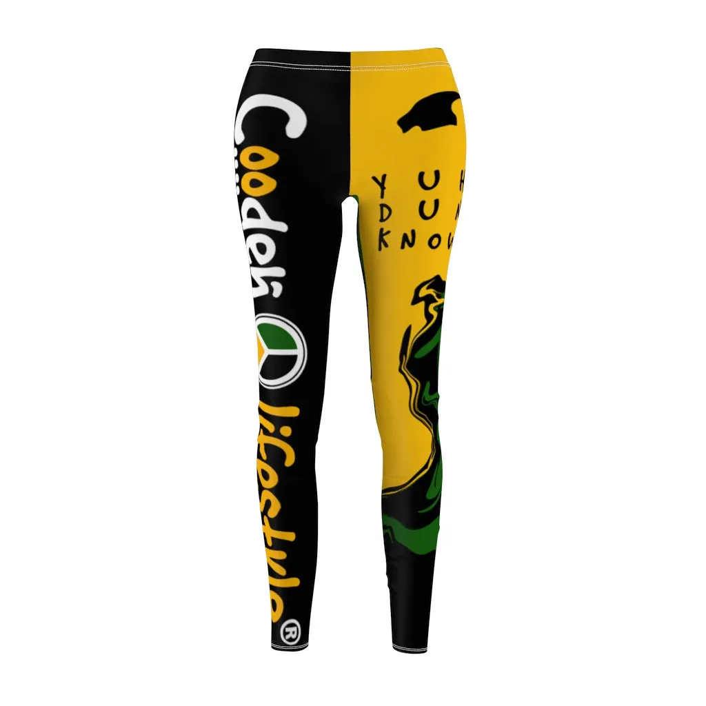 Women's Casual Leggings (YuhDunKnow-JA-COL-BLK)